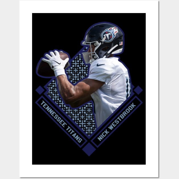 NICK WESTBROOK TENNESSEE TITANS Wall Art by hackercyberattackactivity